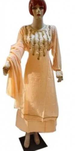 Ladies Traditional Cotton Unstitched Suit by M/s Arora Fashions