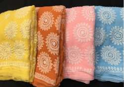 New Arrival Multi Color Chikan Kurti For Women