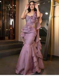 BollyWood Designer Ruffle Design Party wear Saree