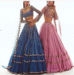 Stylish Girlish Embroidered Lehenga Choli