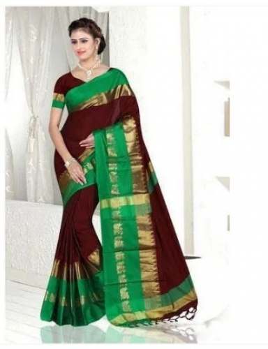 Party Wear Silk Cotton Saree by Parichhad Bhaban