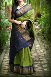 Green color Madurai sungudi cotton saree