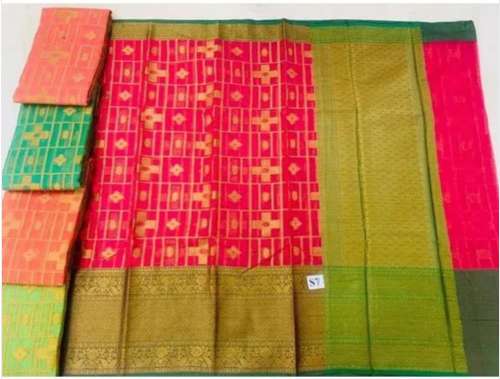 Designer fancy Party wear Kora Silk Sarees  by M/S Ansar Textiles