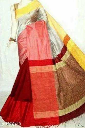 Bengal Handloom Silk Cotton Saree  by Samir