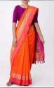 Formal Wear Temple Border Cotton Saree  thumb 2