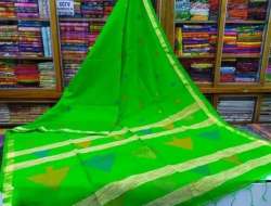 Trendy Handloom Silk Cotton Saree 