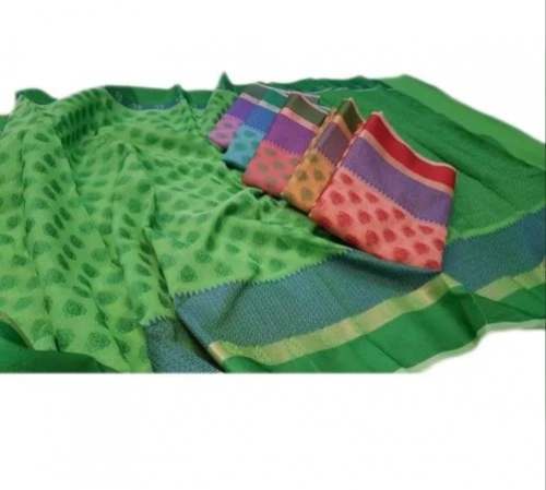 Cotton Printed Casual Wear Saree For Women by MG Creation