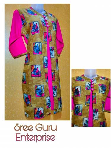 Rayon kurti, top, Embroidered kurti