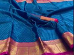 Ladies Traditional Broad Border Silk Saree