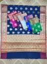 Katan Benarasi Butta Silk Saree With Rich Pallu thumb 1