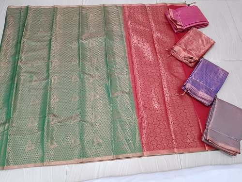 South Style Banarasi Tanchui Silk Saree by parveen sarees and sons