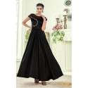 Designer Plain Long Party wear Gown 