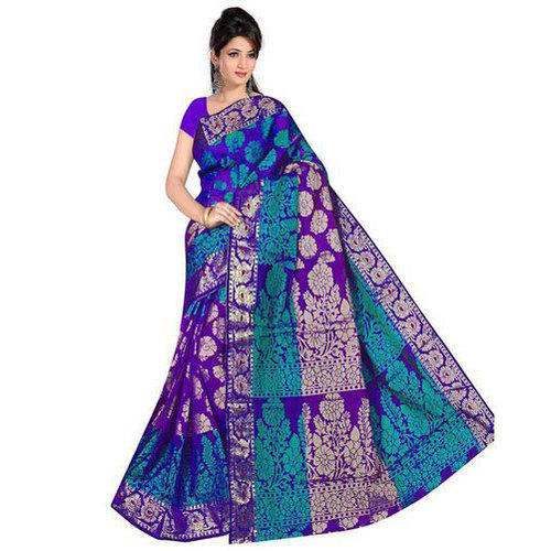 Embroidered Bhagalpuri Silk saree