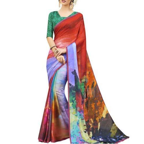 Regular wear Digital Printed Saree