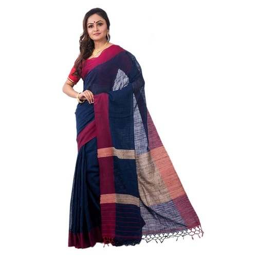 Casual wear Khadi Handloom Cotton Saree by Chettinadu Silk