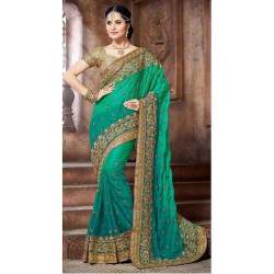 Heavy Work Bridal Wear Saree