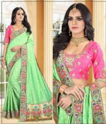 Multi color fancy designer saree 
