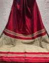 Plain Shiny Silk Fancy Saree 