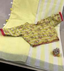Buy Branded Linen Saree By Kesariya Sarees