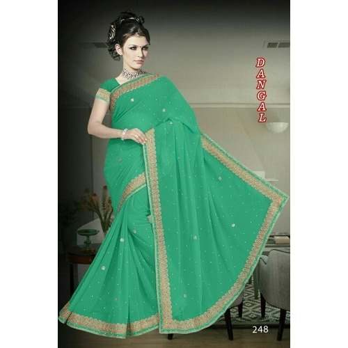 Casual Wear Saree by Radhika Creations