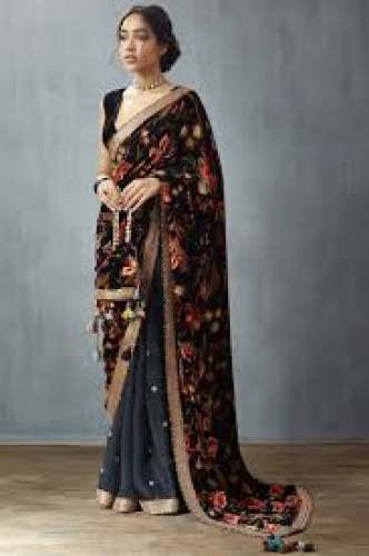 fancy Printed Saree by Radhika Creations