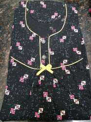 Round neck Printed Cotton Nighty 