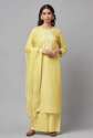 Ladies Casual Cotton Palazzo Suit
