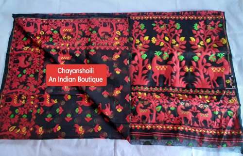 Elegant Jamdani Soft Design Saree