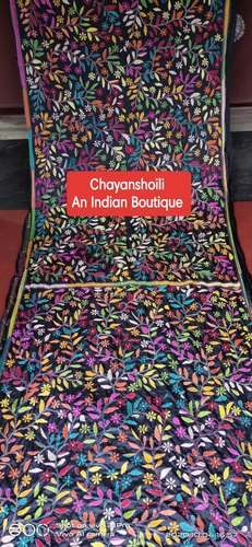 Traditional Kantha Stitch Saree by Chayanshoili An Indian Boutique