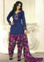 fancy-printed-salwar-with-plain-tops