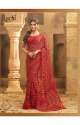 Handloom Printed Chiffon Saree for Ladies