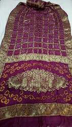 Gujarati Traditional Bandhani Silk saree 