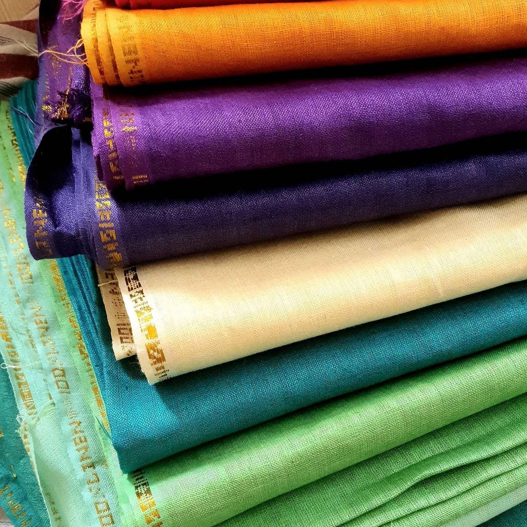 100% linen fabric