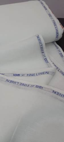 100% pure linen fabric in 60 Lea