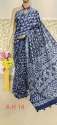 Batik Printed Linen By Linen Saree