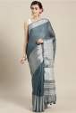 Beautiful Linen By Linen Saree thumb 10