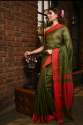 Beautiful Linen By Linen Saree thumb 7