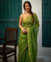 Beautifully Crafted Kota doria Saree collection thumb 1