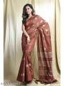 Checks Design Semi Silk Saree by Goodwill of Linen thumb 1
