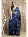 Checks Design Semi Silk Saree by Goodwill of Linen thumb 6