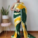 cotton linen sibori saree thumb 9
