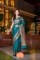 Tussar ghicha screenprint Silk Saree thumb 1