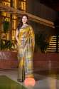 Tussar ghicha screenprint Silk Saree thumb 2