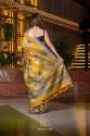 Tussar ghicha screenprint Silk Saree thumb 3