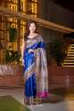 Tussar ghicha screenprint Silk Saree thumb 4