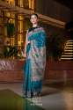 Tussar ghicha screenprint Silk Saree thumb 6