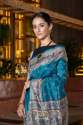 Tussar ghicha screenprint Silk Saree thumb 7