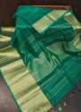 Elegant Green Linen By Linen Saree  thumb 5
