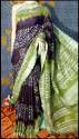 Elegant Linen By Linen Block Print Saree thumb 6