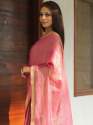 Fancy Collection Tissue Linen Mirror Work Saree thumb 2
